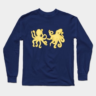 Yellow Octopi Long Sleeve T-Shirt